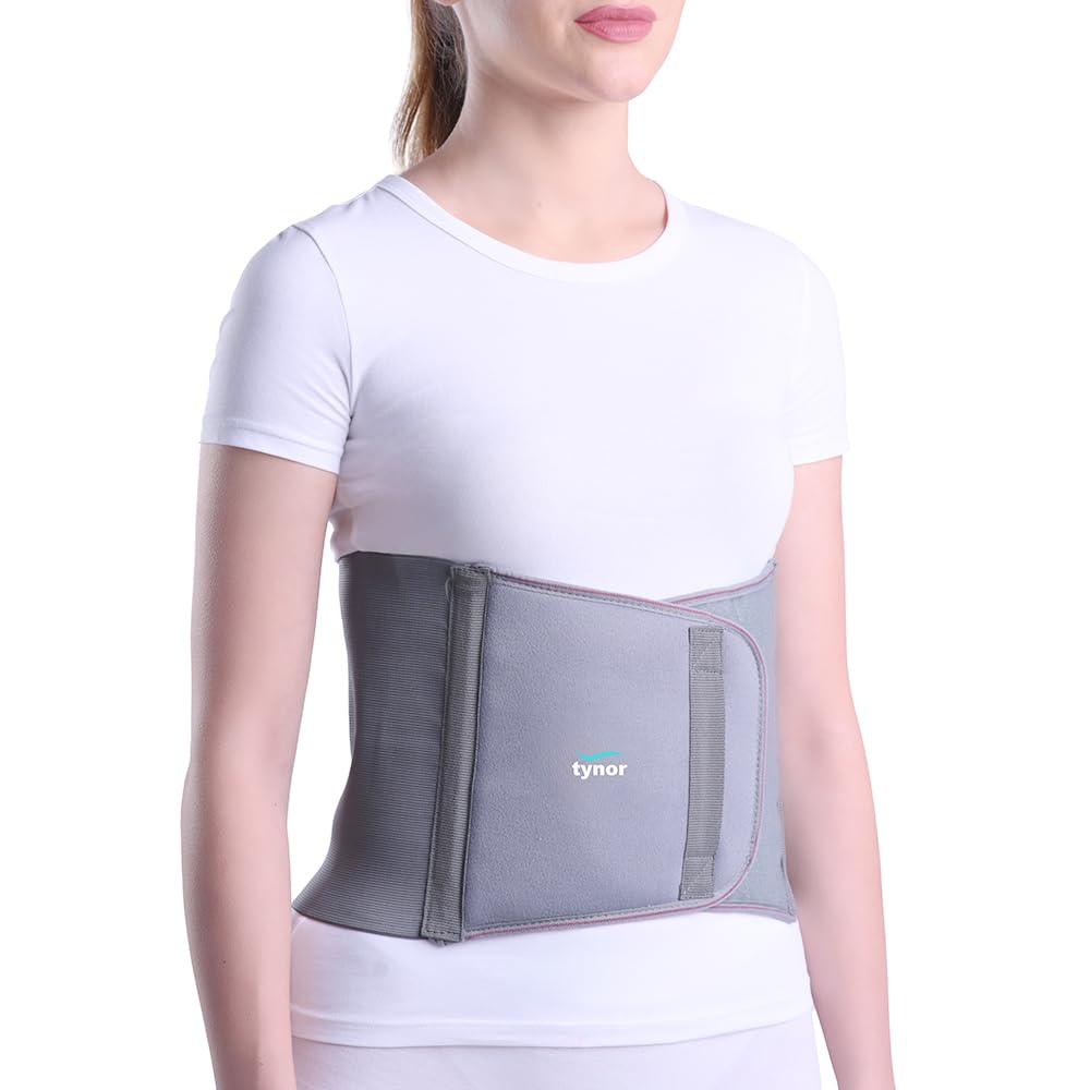 TYNOR Abdominal Support 9"/23cm - Lower Back Support Belt Brace for Men & Women