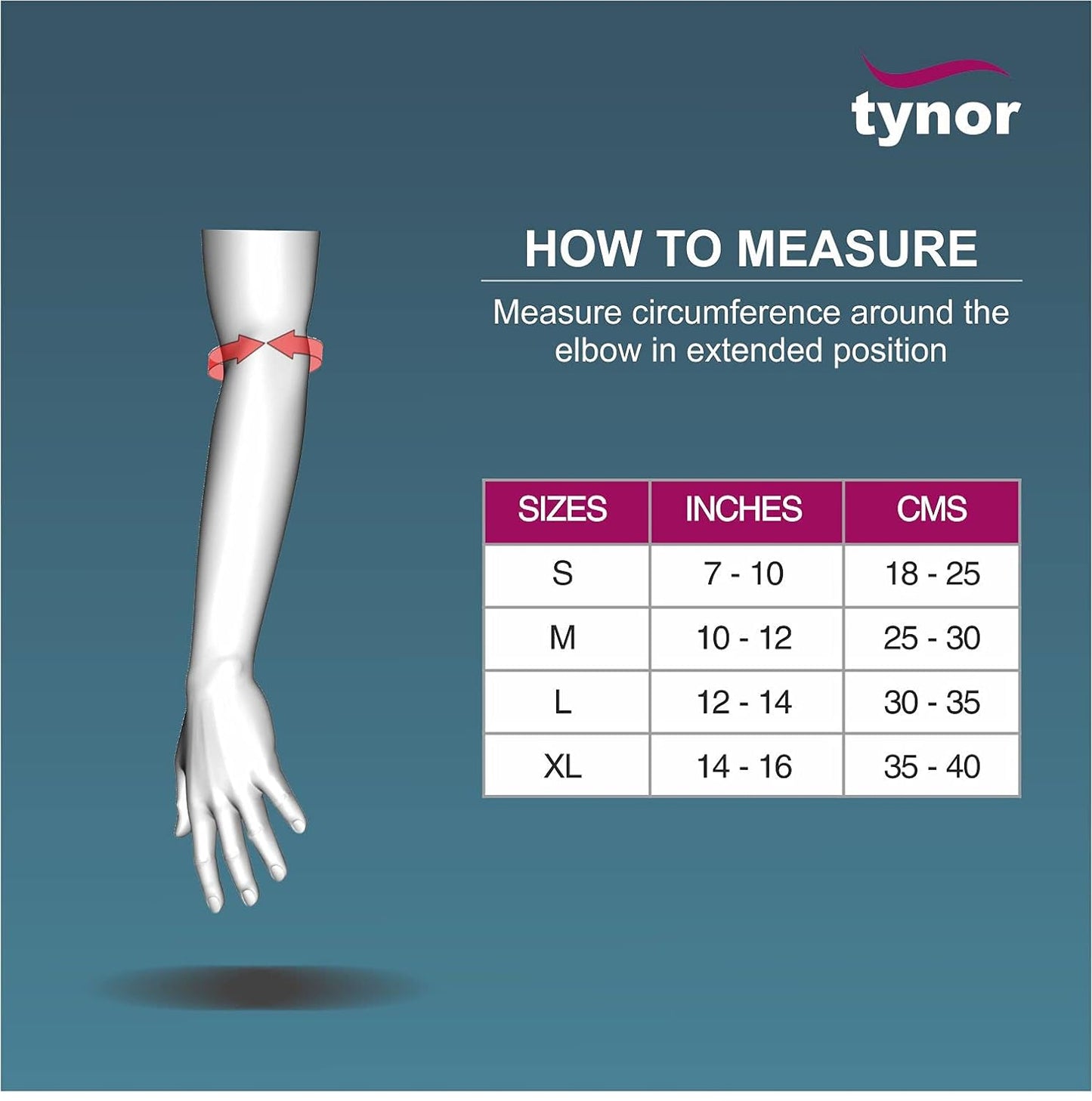 Tynor Elbow Support, for Joint Stability & Pain Relief