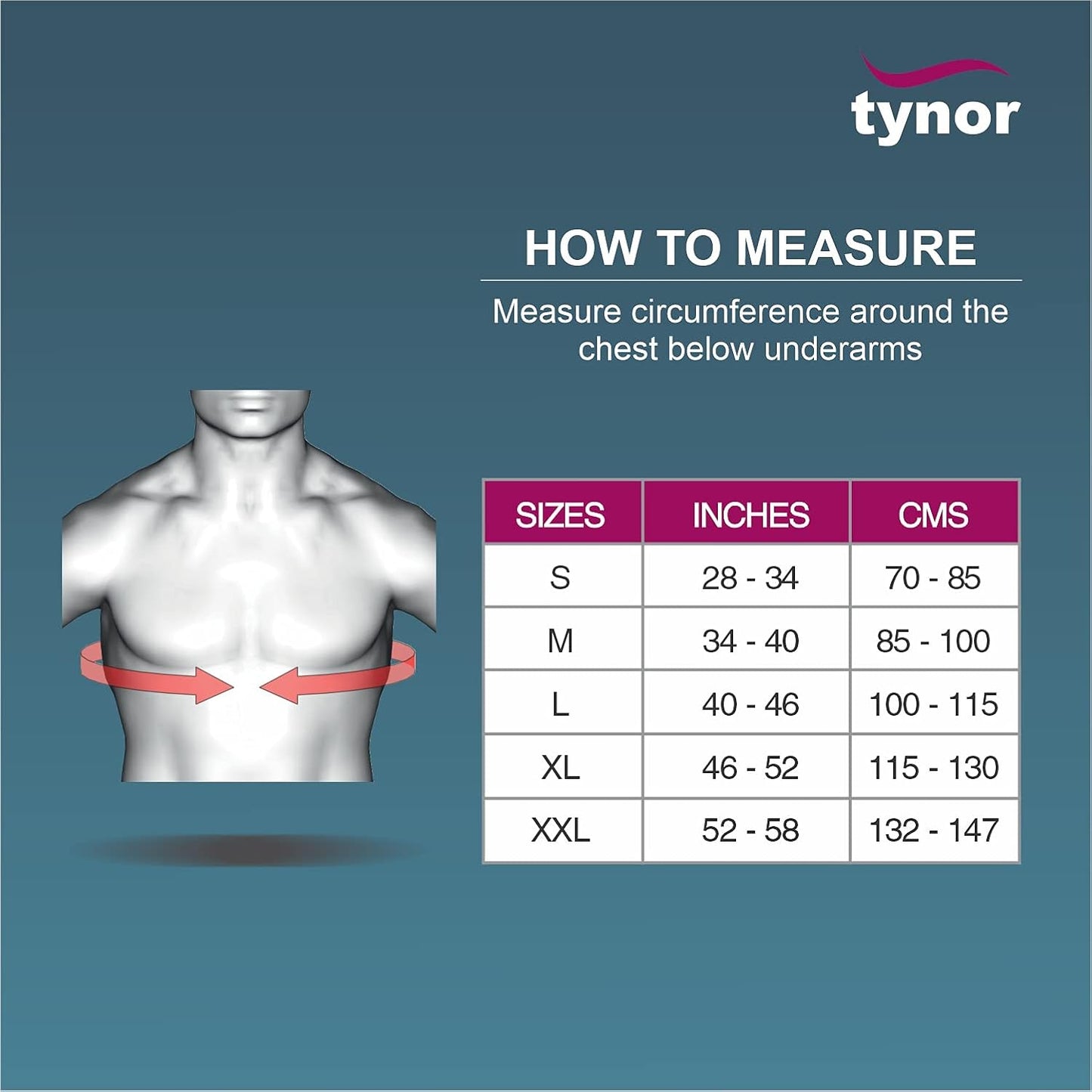 Tynor Rib Belt | Adjustable Support for Rib Fractures & Injuries