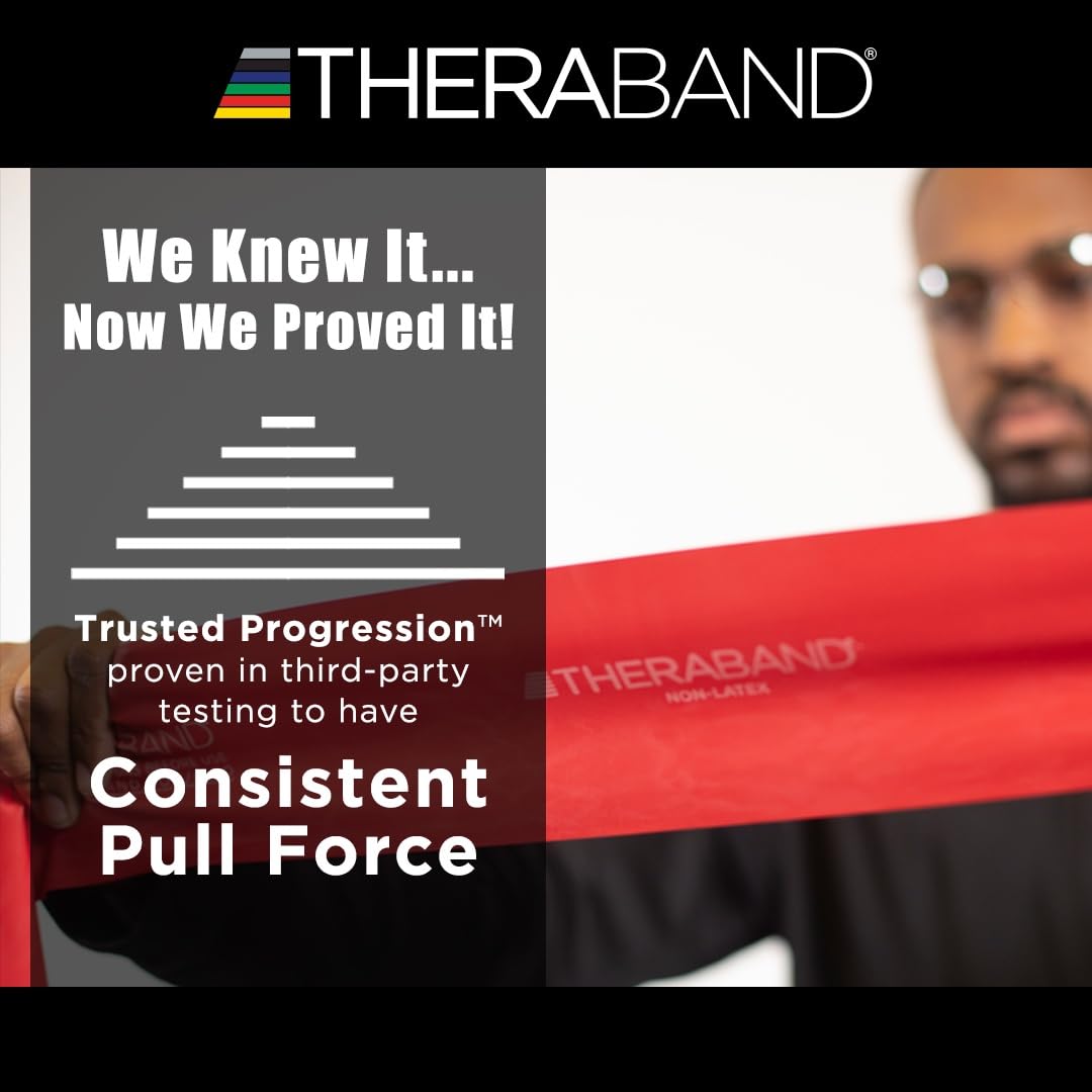 THERABAND NON-LATEX BLK 25YD DISP TPE