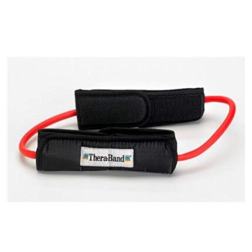 THERABAND RED TUBING LOOP W/PADDED